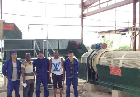 Cassava starch processing machine project in Nigeria